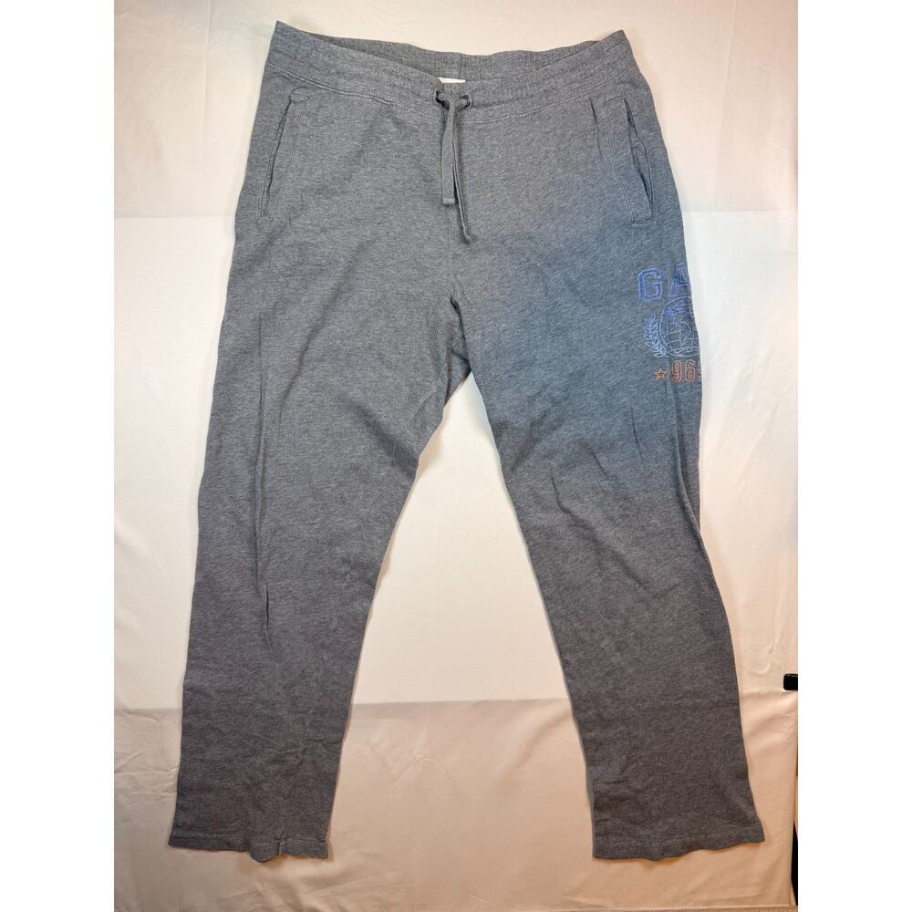 Gap Logo Fleece jogger Sweatpant Heather Gray Medium